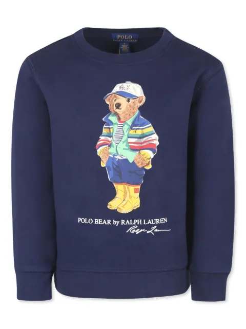 POLO RALPH LAUREN KIDS Polo Bear-print sweatshirt