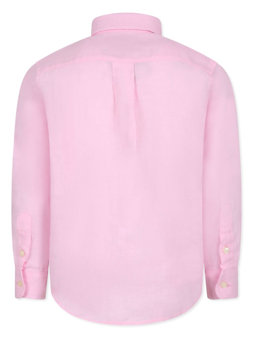 POLO RALPH LAUREN KIDS linen shirt - Pink