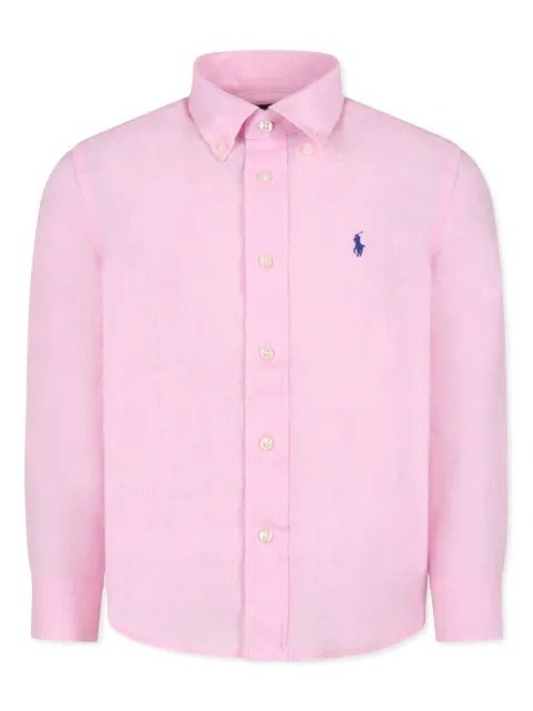 POLO RALPH LAUREN KIDS linen shirt