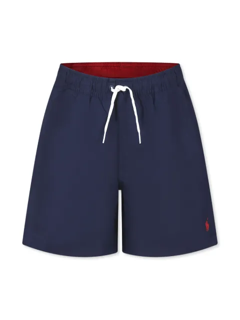 POLO RALPH LAUREN KIDS Polo Pony-embroidered swim shorts