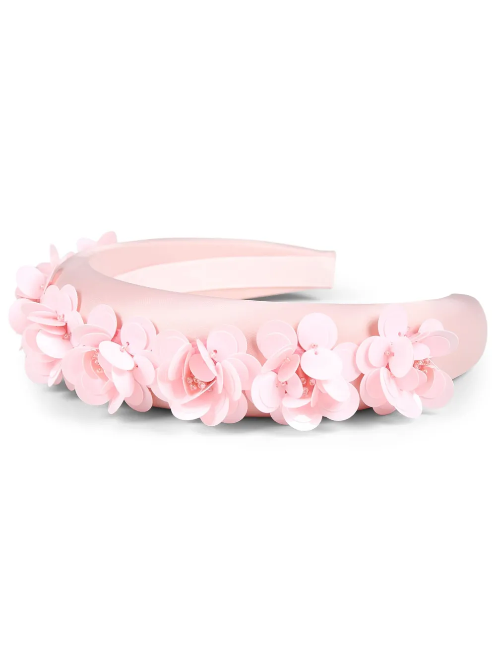 Self-portrait Kids' Floral-appliqué Head Band In Pink