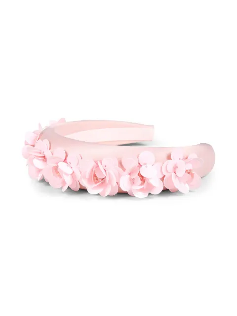 Self-Portrait Kids floral-appliqué head band