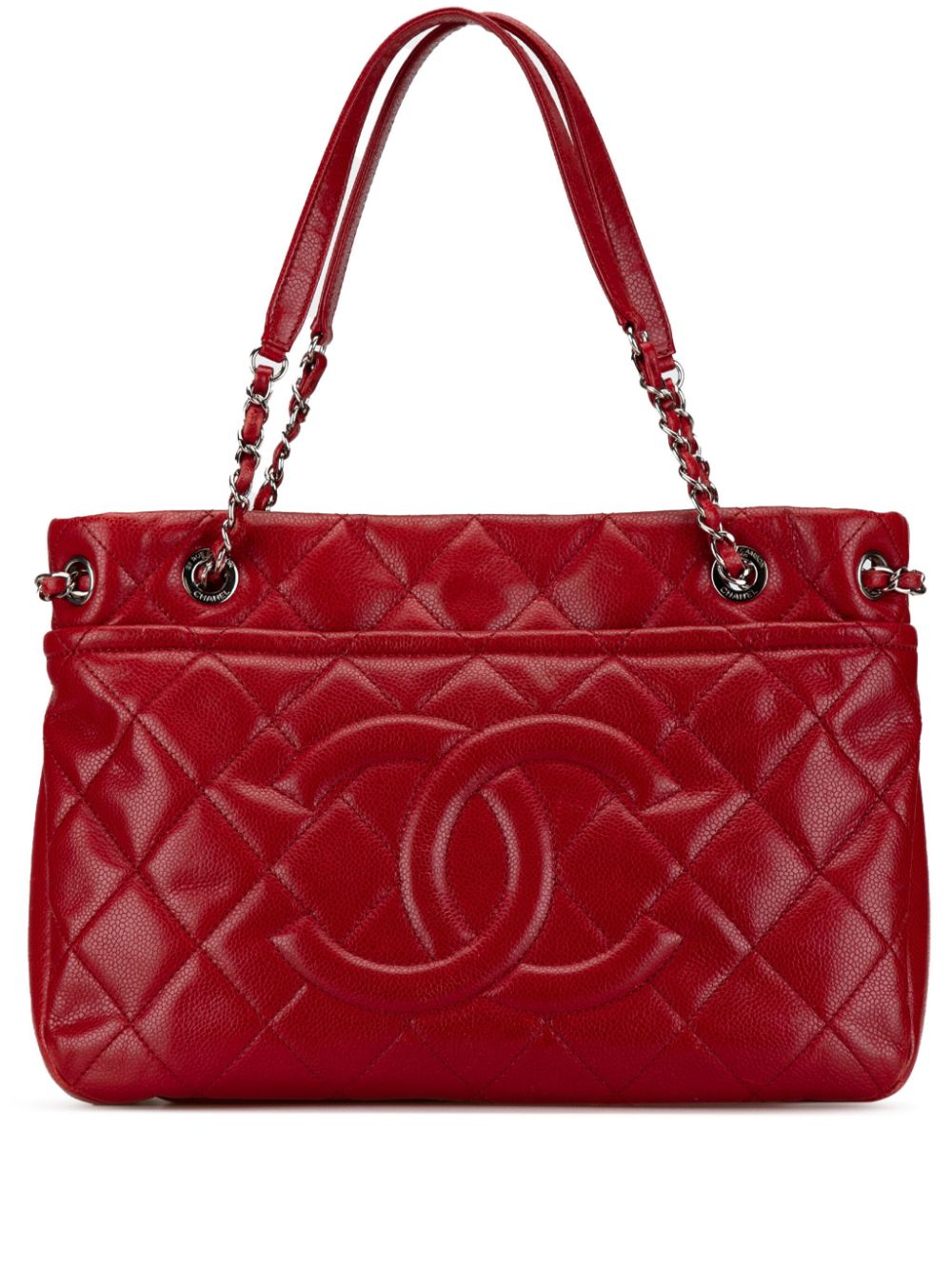 CHANEL 2012-2013 Quilted Caviar Soft Shopper tote bag Women