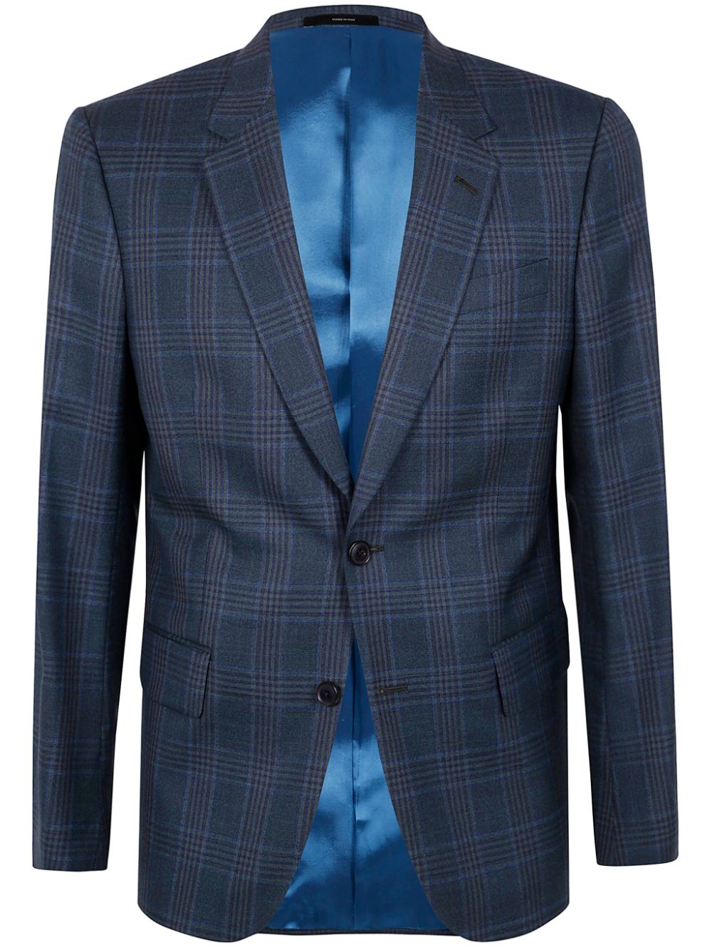 Paul Smith checked blazer - Blue