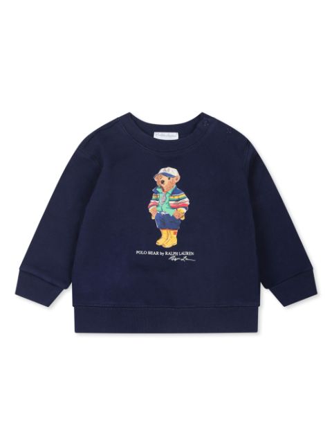 POLO RALPH LAUREN KIDS Polo Bear-print sweatshirt