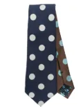 Paul Smith Giant Spot tie - Blue