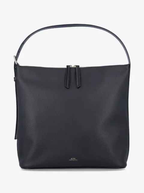 A.P.C. Vera grained-leather shoulder bag