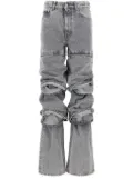 Y/Project Multi Cuff straight jeans - Grey