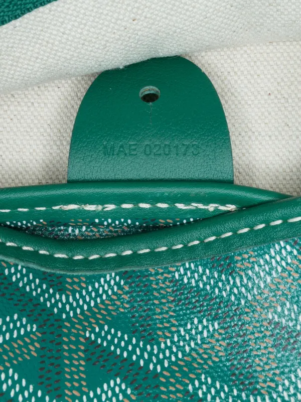 Goyard tote bag green online