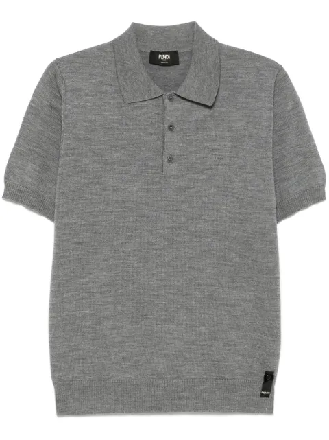 FENDI playera tipo polo tejida