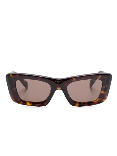 Prada Pre-Owned lentes de sol con logo triangular