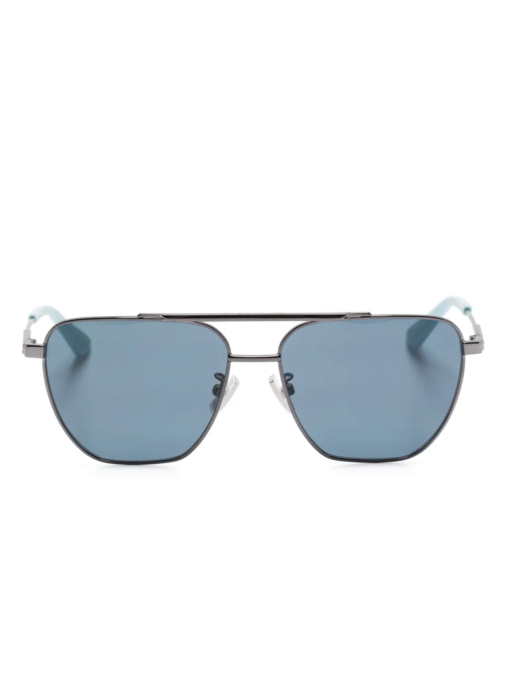 Bottega Veneta Pre-Owned pilot-frame sunglasses | Silver | Image 1