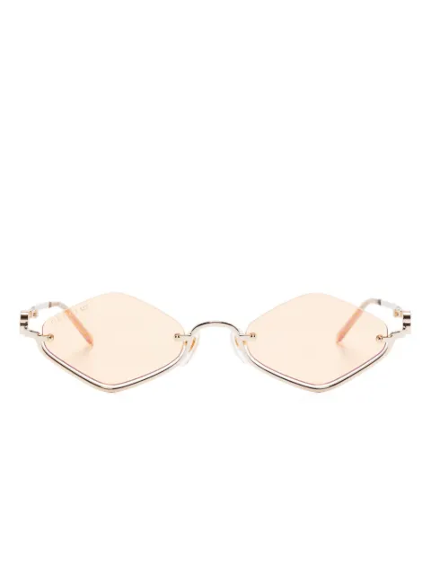 Gucci Pre-Owned geometric-frame sunglasses