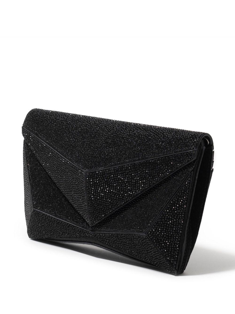 RYZÍ Mystique leather clutch bag - Zwart