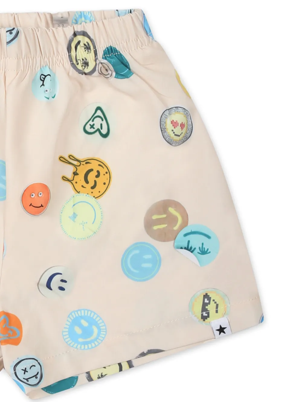 Molo Smiley Face zwembroek Beige