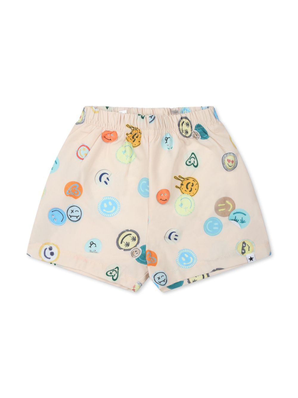 Molo smiley face swim shorts - Neutrals