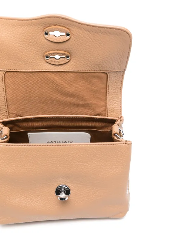 ZANELLATO バッグ ポスティーナ ベビー ブラウン カーフ【432  