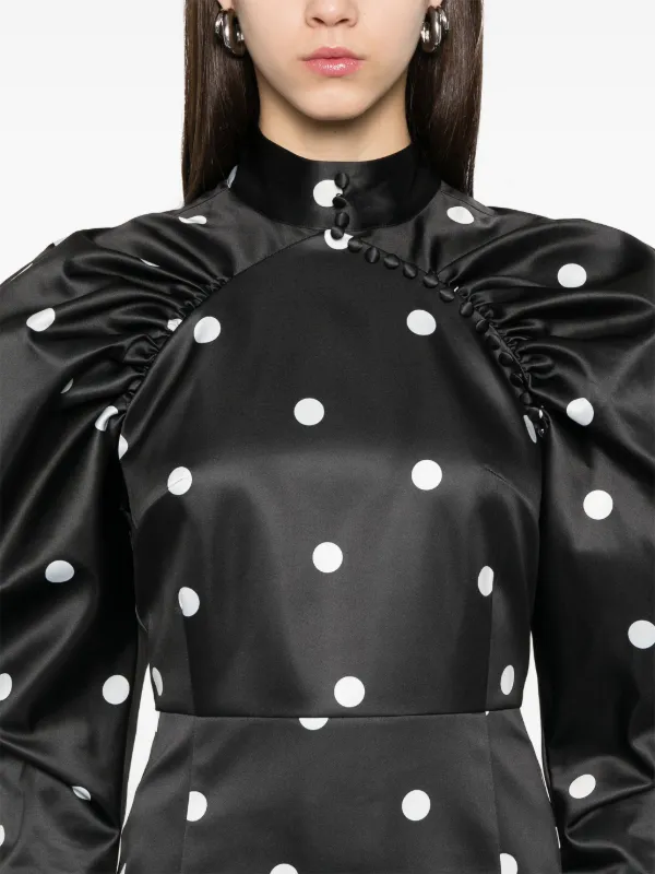 ワンピース ROTATE BIRGER CHRISTENSEN 'Satin Mini' dress ROTATE BIRGER CHRISTENSEN Satin Mini Dress | Black | FARFETCH