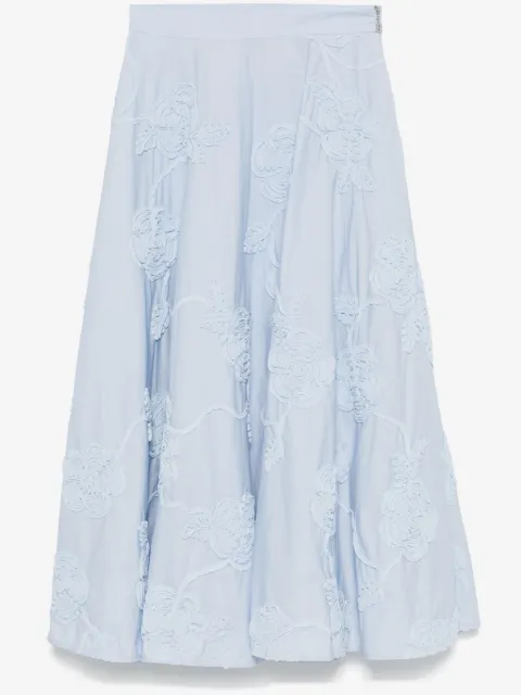 ROTATE BIRGER CHRISTENSEN floral-appliqué maxi skirt