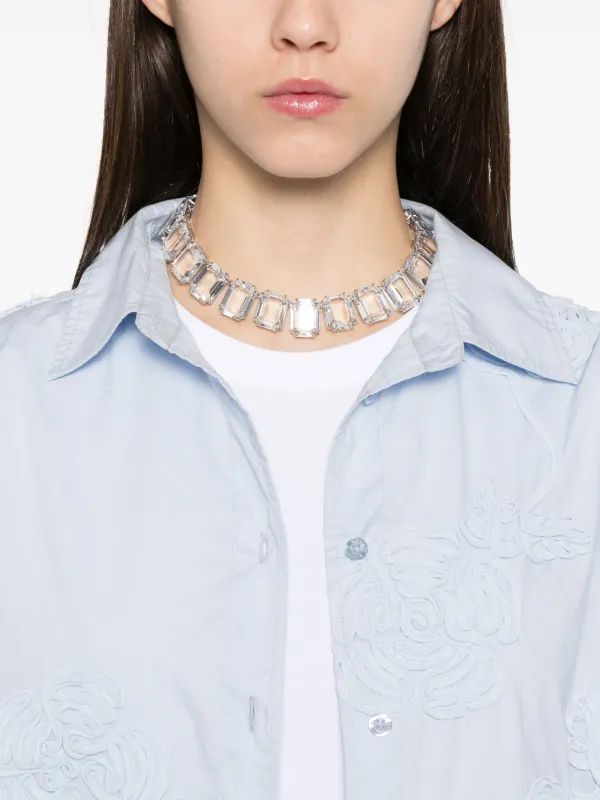 ワンピース ROTATE DRESS (1131512307) ROTATE BIRGER CHRISTENSEN 3D Floral Mesh Mini Dress | Blue