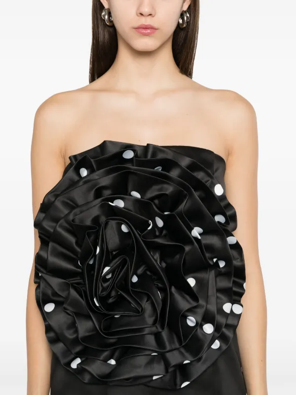 ★ROTATE★ビッグフラワーミニドレス ROTATE BIRGER CHRISTENSEN Big Flower ミニドレス | ブラック