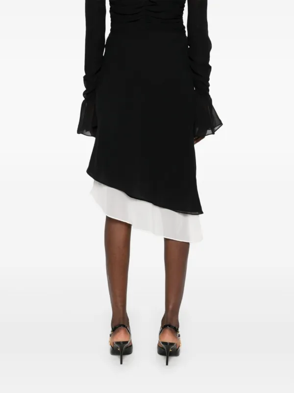 ワンピース ROTATE BY BIRGERCHRISTENSEN Women Mid Skirts 111450284616382 ROTATE BIRGER CHRISTENSEN firm-knit Mini Skirt | Neutrals