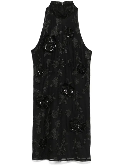 Robe courte à motif floral brodé - ROTATE BIRGER CHRISTENSEN - Modalova