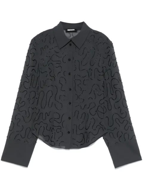 ROTATE BIRGER CHRISTENSEN camisa con mostacillas