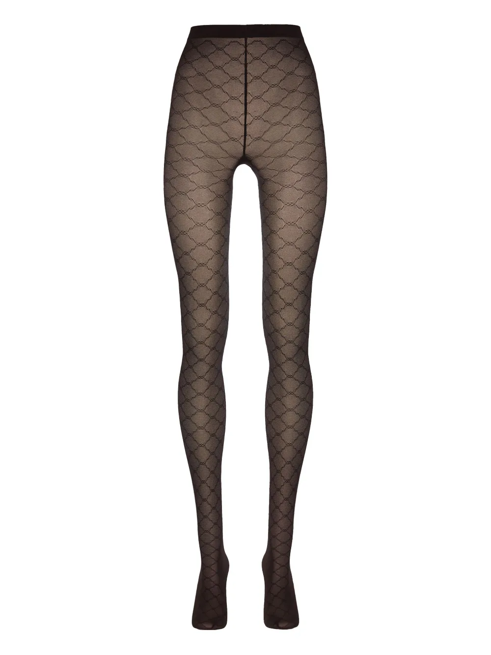 Wolford sheer patterned tights | Black | Image 1