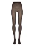 Wolford sheer patterned tights - Black