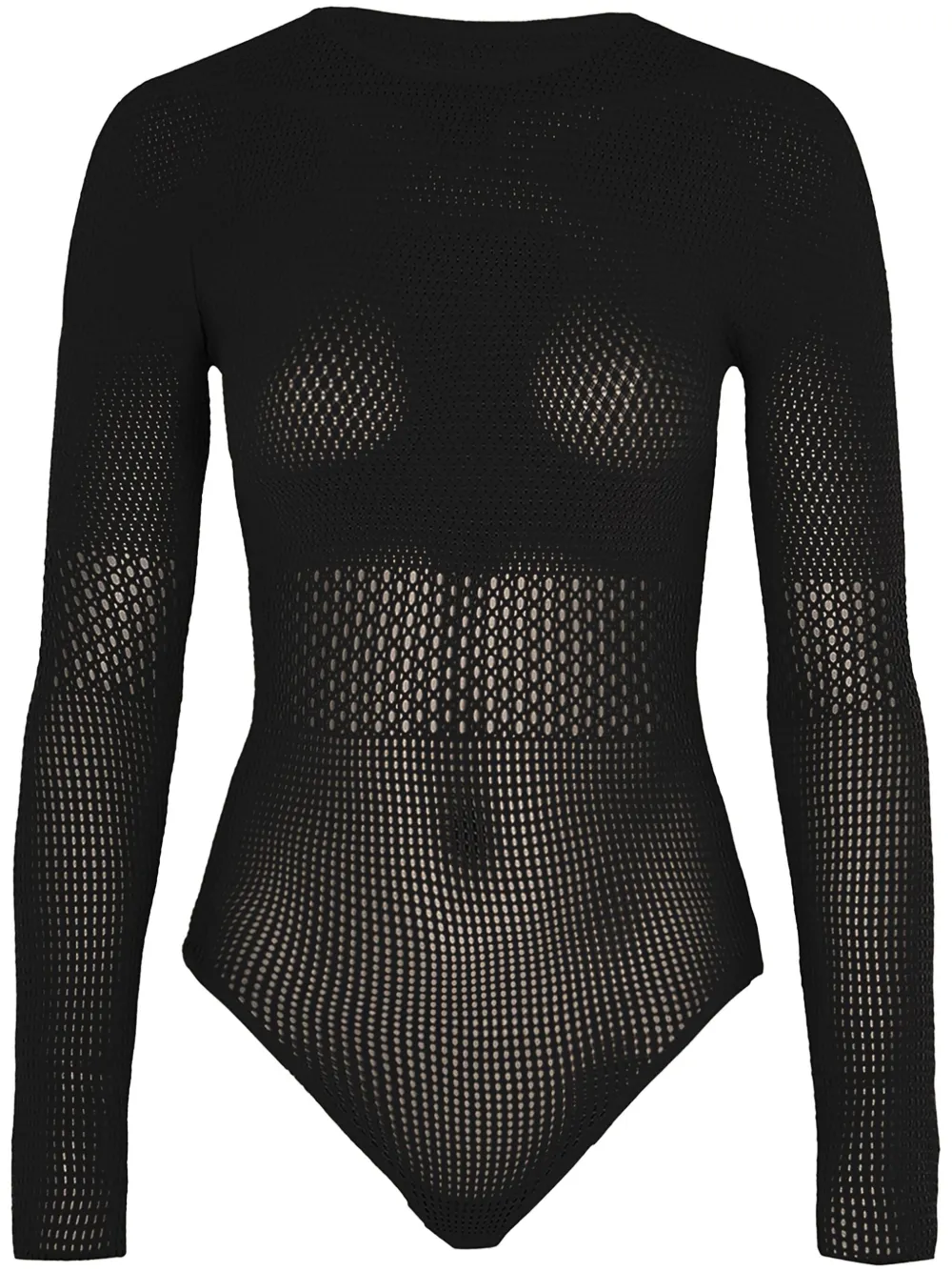 Wolford Mosaic Net bodysuit | Black | Image 1