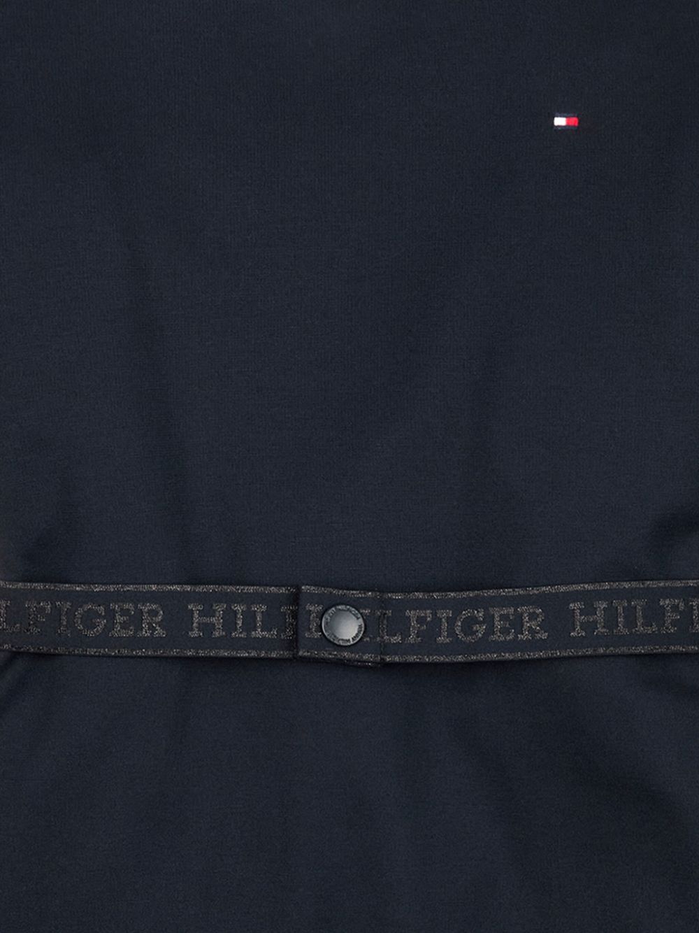 Tommy Hilfiger Junior logo-tape dress - Blue