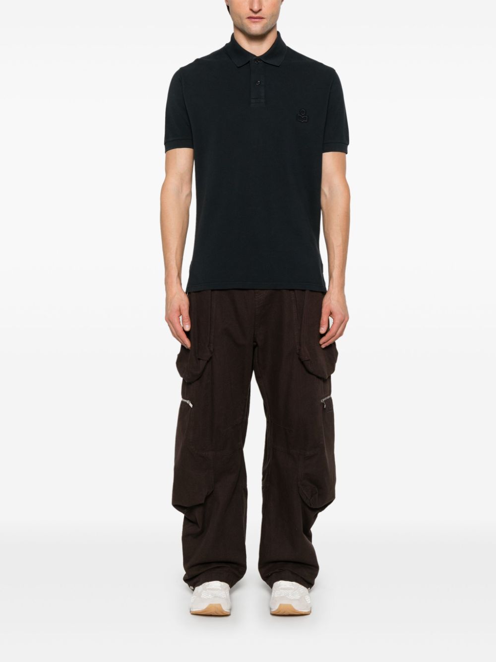 MARANT Afko polo shirt - Black