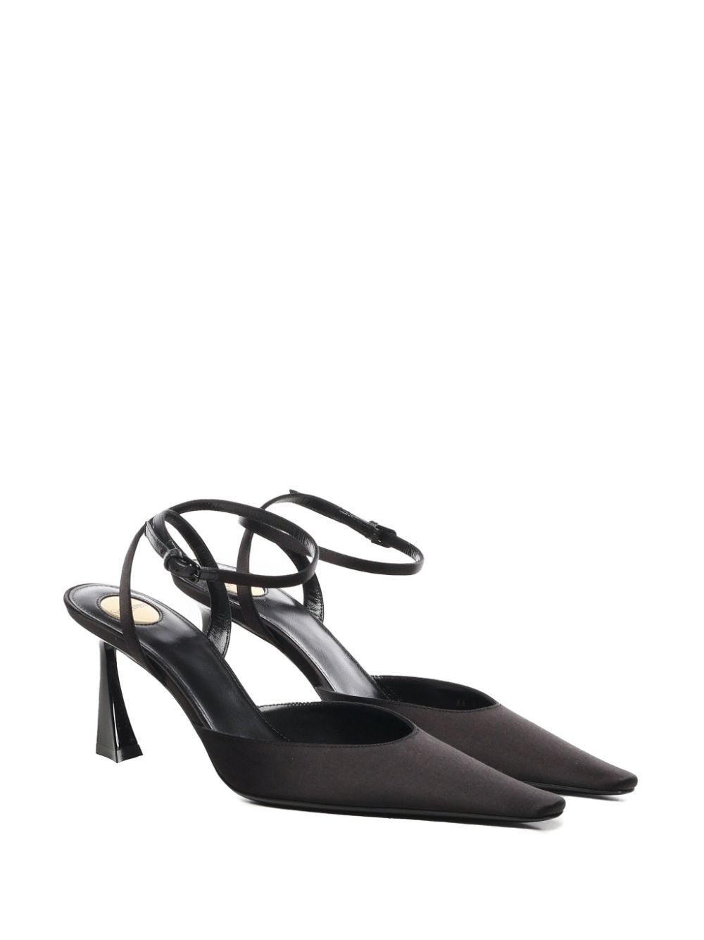 Saint Laurent 75 mm Aimée slingback pumps Zwart