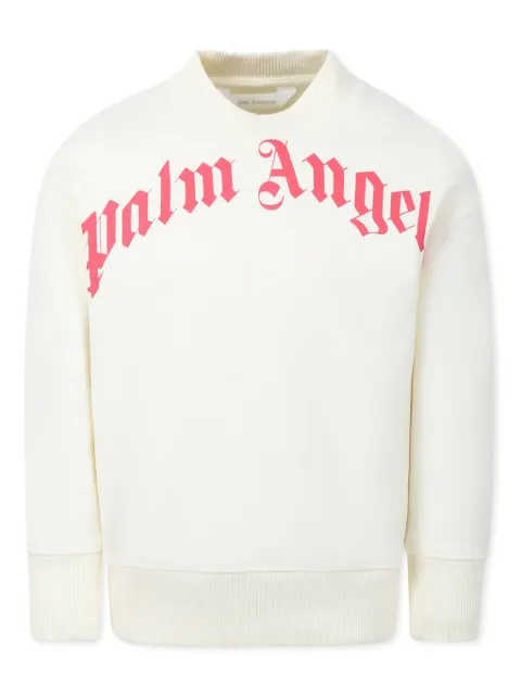 Palm Angels Kids logo-print sweatshirt