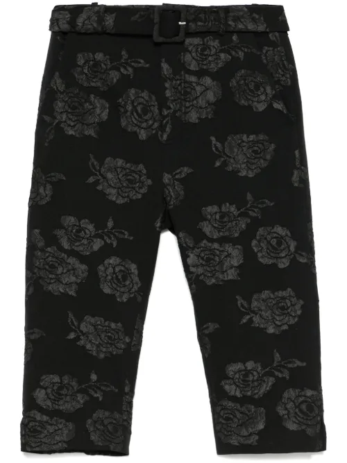Pantalon à fleurs en jacquard - ROTATE BIRGER CHRISTENSEN - Modalova
