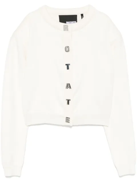 ROTATE BIRGER CHRISTENSEN lettering-buttons cardigan