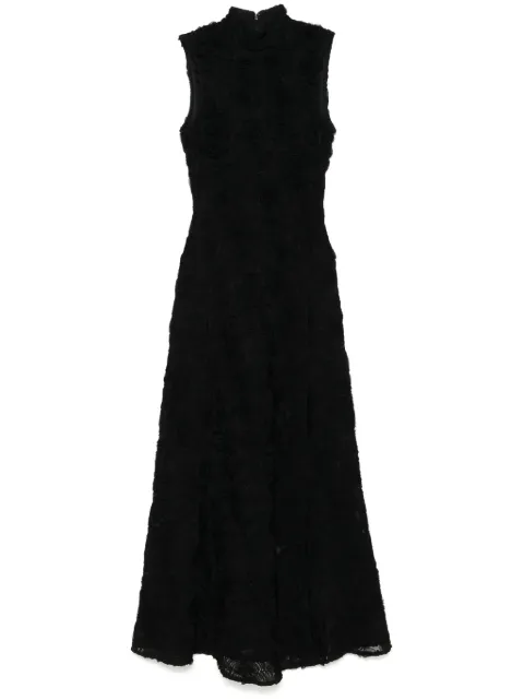 ROTATE BIRGER CHRISTENSEN vestido largo de malla con motivo floral