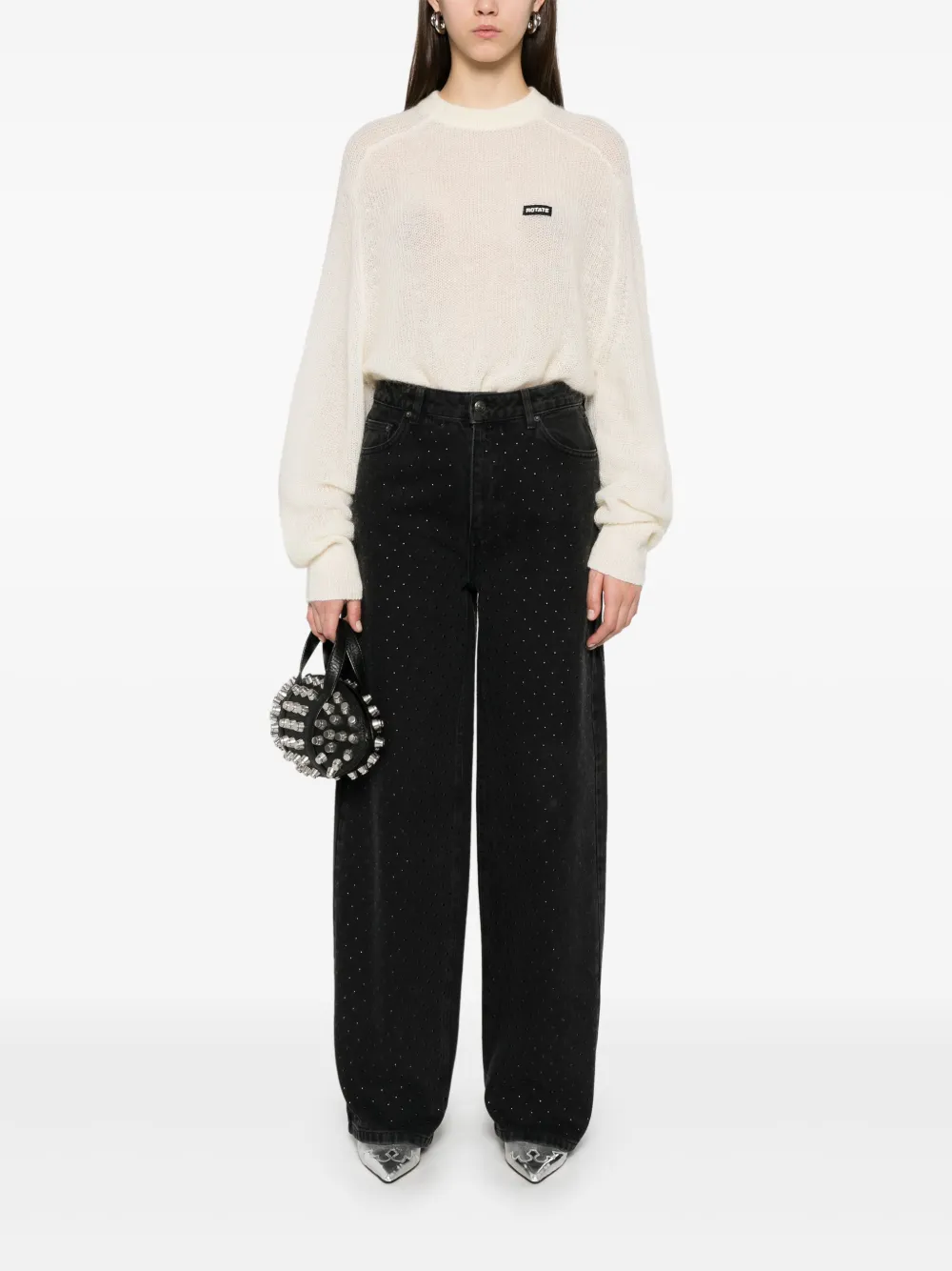 rotatebirgerchristensen ROTATE BIRGER CHRISTENSEN High waist jeans - Grijs