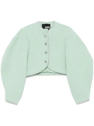 【ROTATE BIRGER CHRISTENSEN】ジャケット クリスタル付き Rotate Birger Christensen Denim jacket ROTATE Birger Christensen