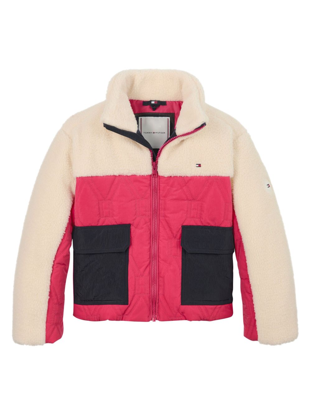 Tommy Hilfiger Junior panelled jacket - Pink