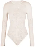 Wolford Mosaic Net bodysuit - Neutrals