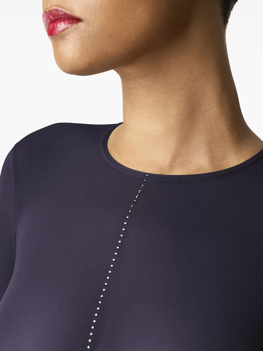 Wolford Naadloze body verfraaid met kristallen Paars