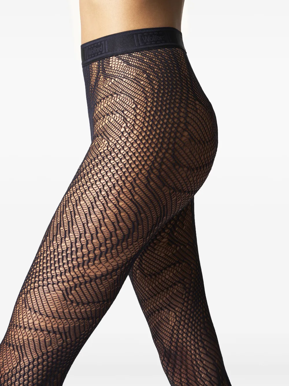 Wolford Snake Net panty Zwart
