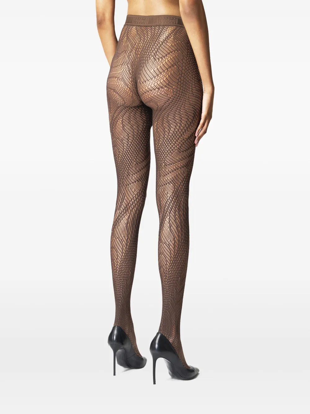 Wolford Panty met slangennet Bruin