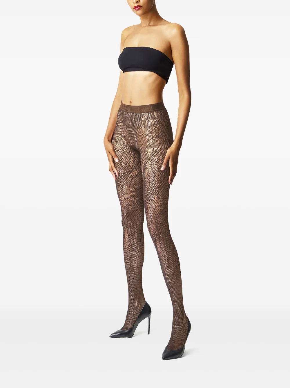 Wolford snake net tights | Image 2