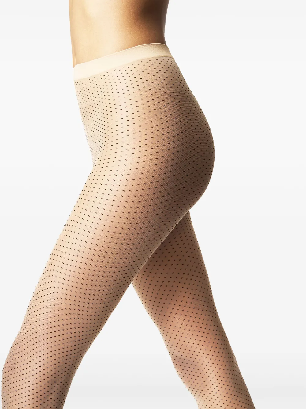 Wolford Panty met mini-stippen Beige