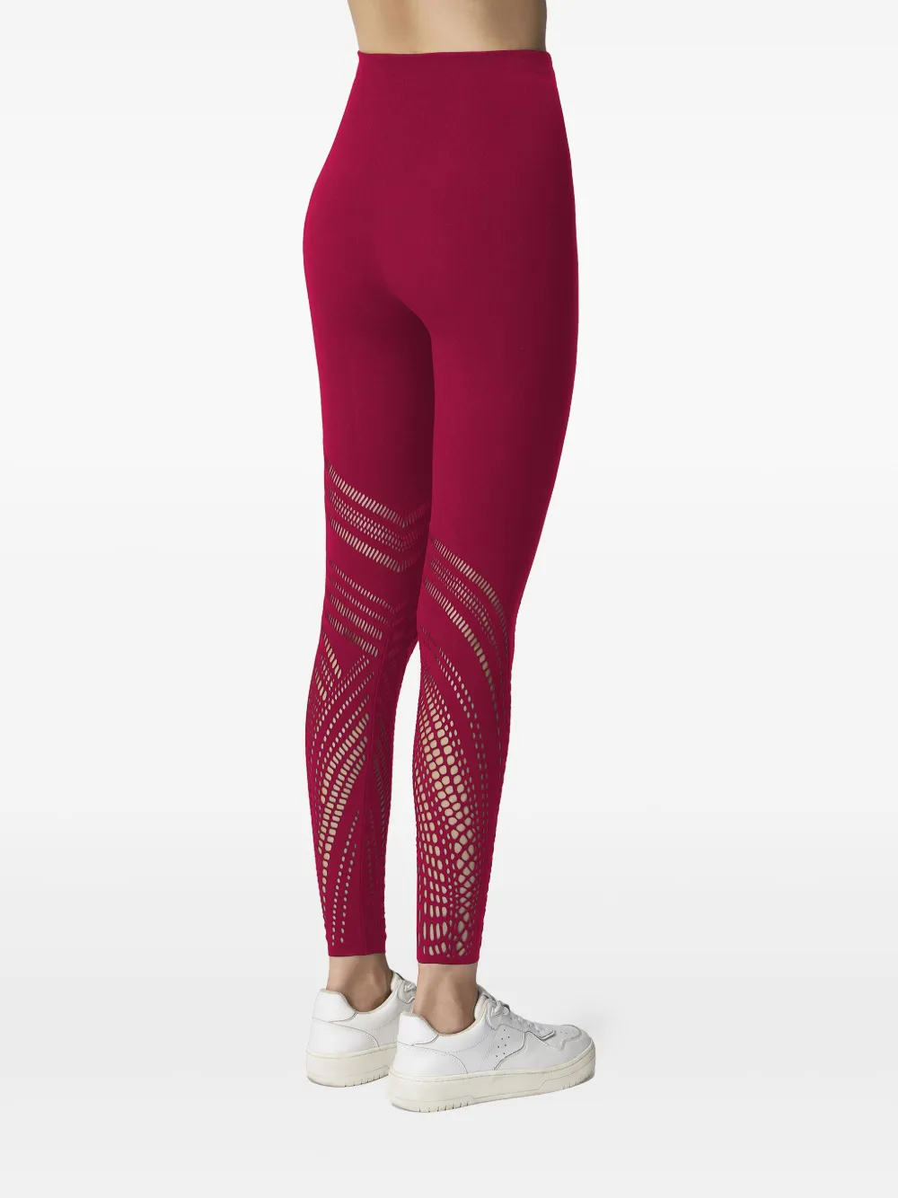 Wolford Organic Net Leggings In Pink