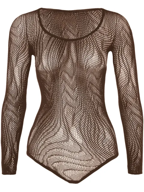 Wolford snake lace bodysuit