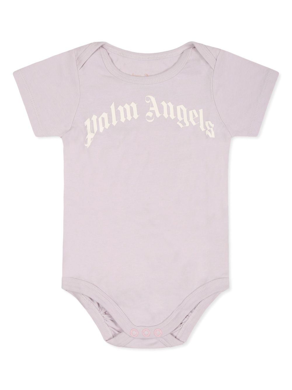 Palm Angels Kids logo-print bodies (set of three) - Roze